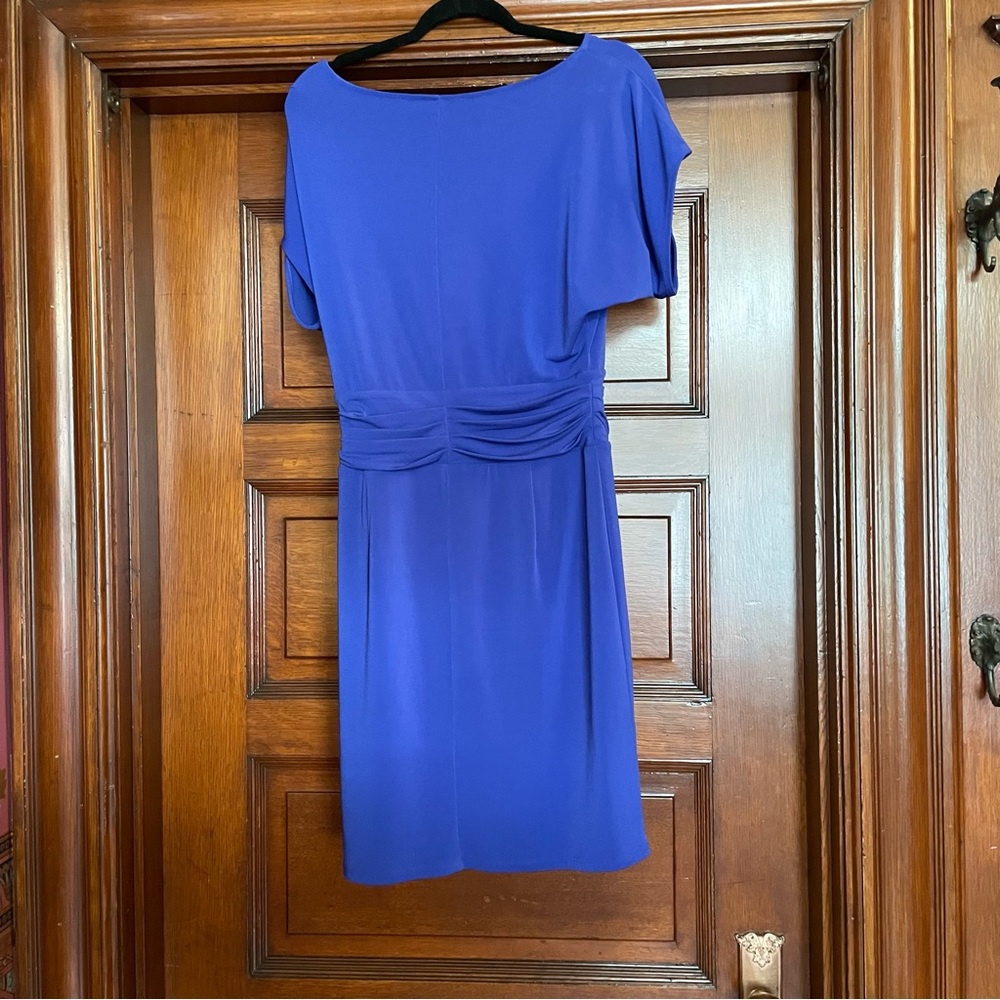 VGUC Ann Taylor boatneck dress in royal blue, size XS